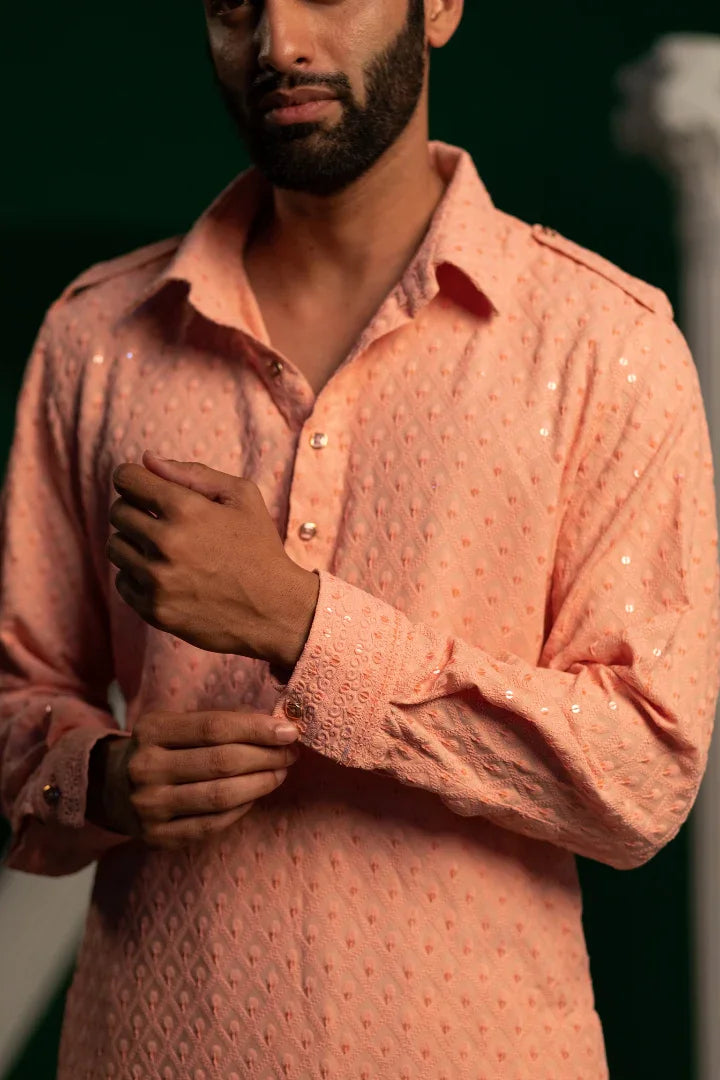 Buy Laalah Pink Sequin Patiala Set