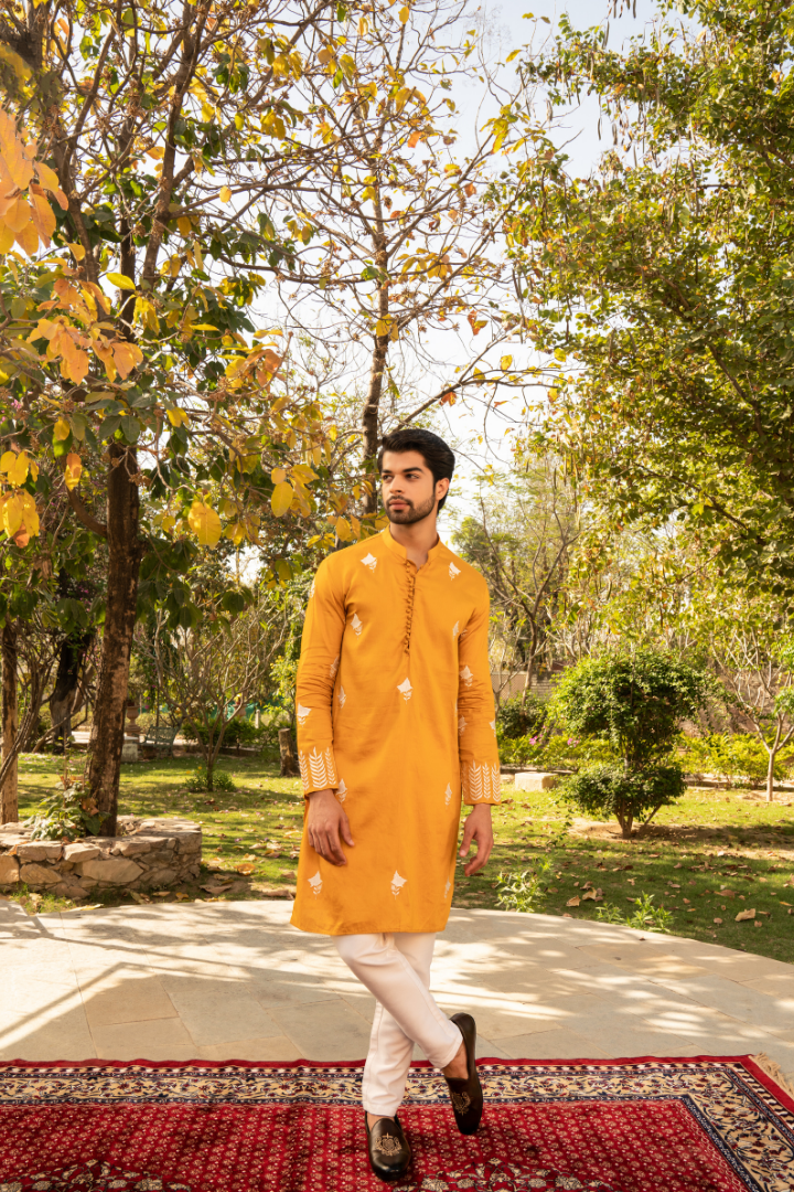 Radiant Sunflower Yellow Kurta