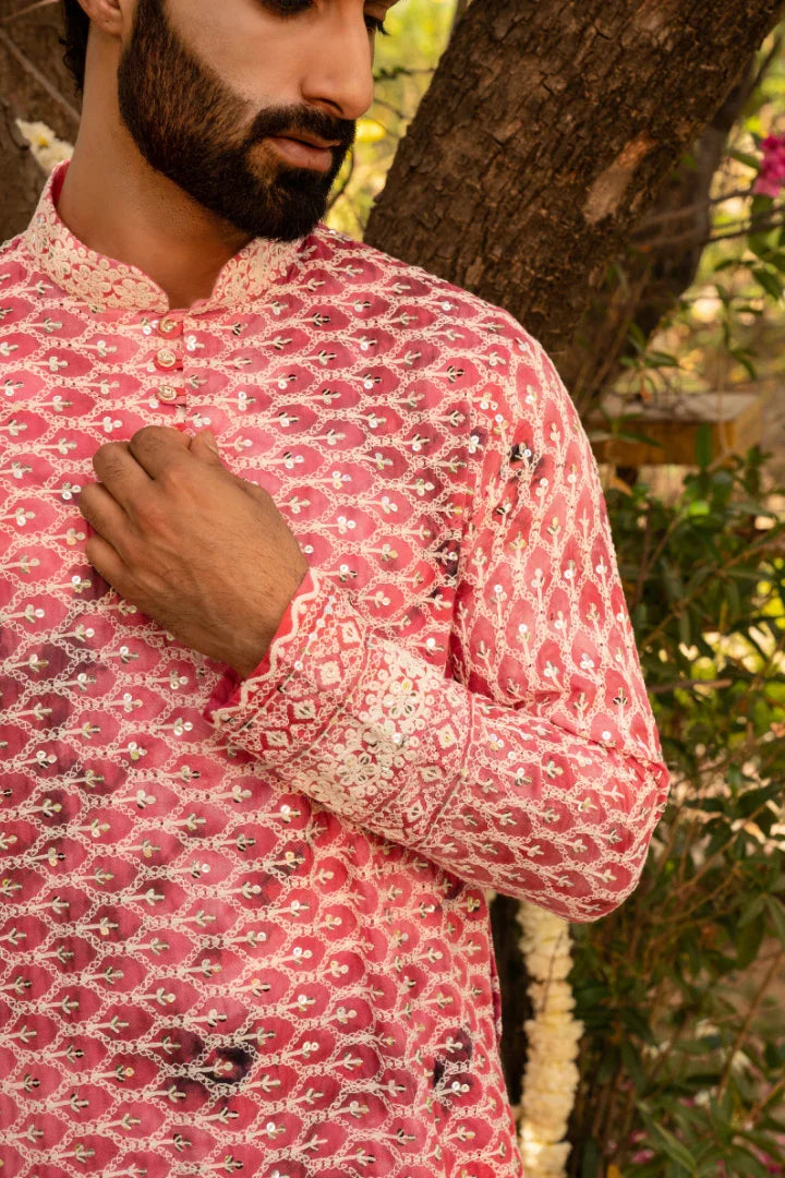 Buy Ethereal Pink Pearl Shibori