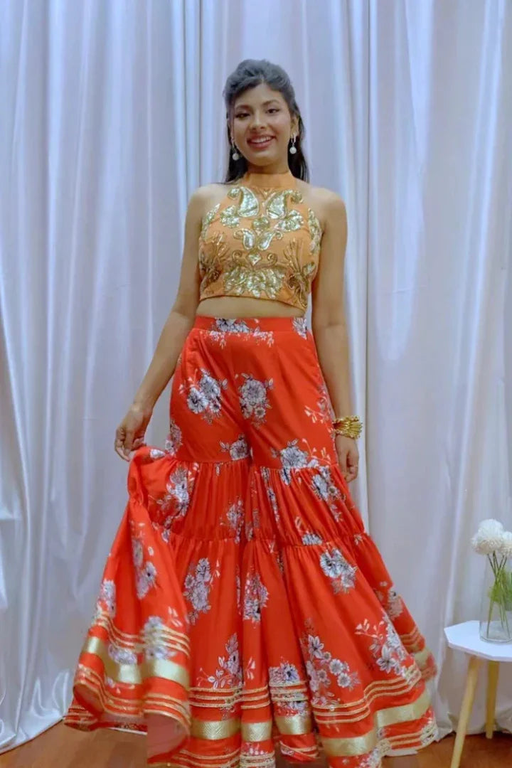 Buy Designer Kurta Sharara