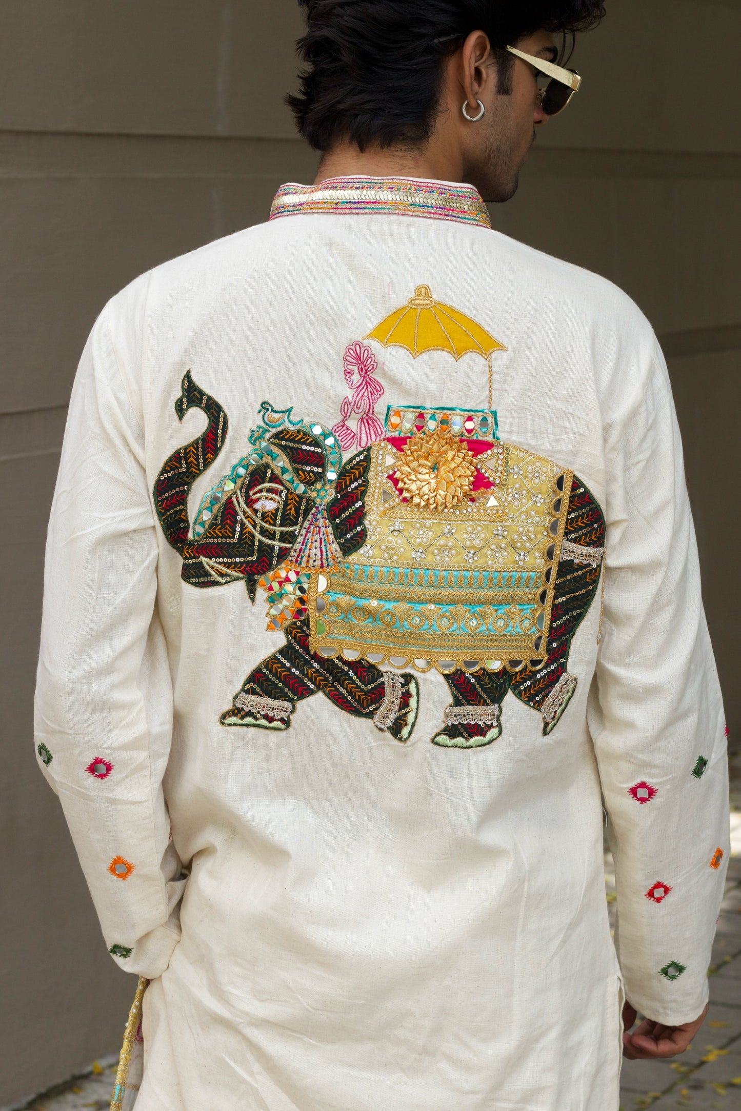 Flex Cotton Elephant Patch Work