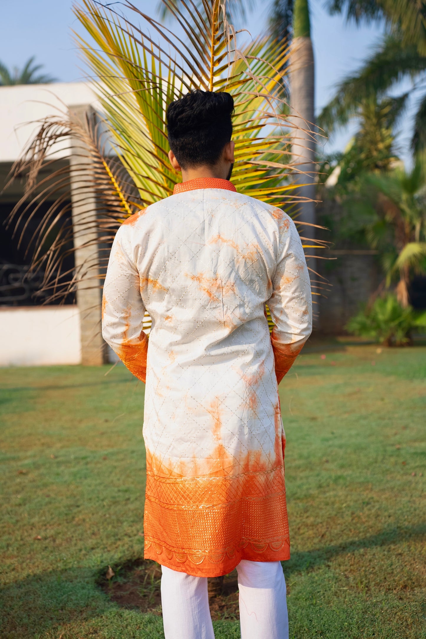 Rauf Batik Embroidery Kurta
