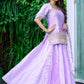 Odette Purple Gota Lehanga