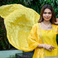 Amber Yellow Gota Lehanga