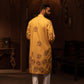 Amber Sparrow Mirror Work Kurta - Cotton Blend