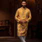 Amber Sparrow Mirror Work Kurta - Cotton Blend