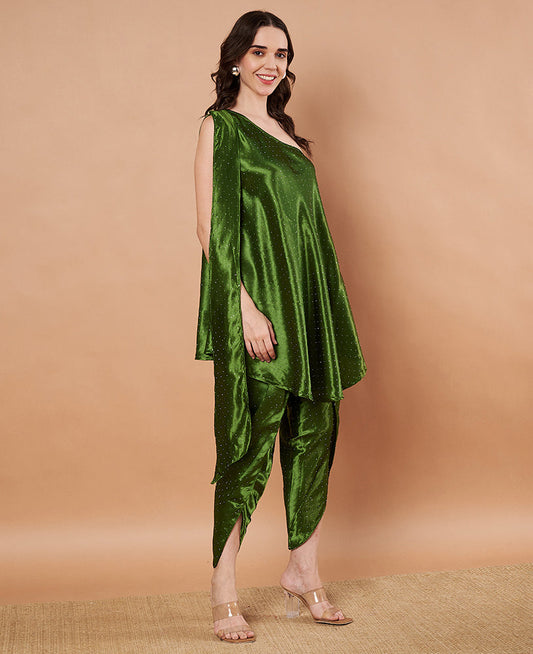 Green Siroski Cord Set
