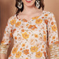 Ginger Mehandi Sharara Set