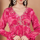 Rose Digital Kurta Plazzo