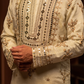 Bisque Shimmer Kurta