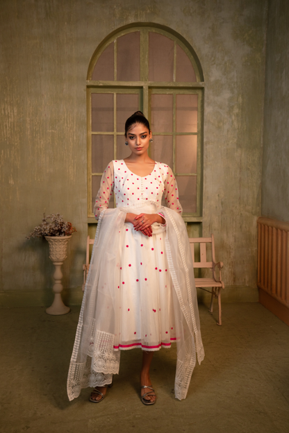 Tammanna - Blossom Pink Anarkali Set