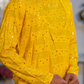 Sunflower Mirror Sequin Kurta