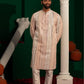 Frost Peach Sequin Mirror Kurta