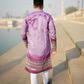 Magenta Sunshine Chanderi Kurta with Border