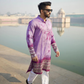 Magenta Sunshine Chanderi Kurta with Border