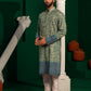 Light Blue Impression Kurta