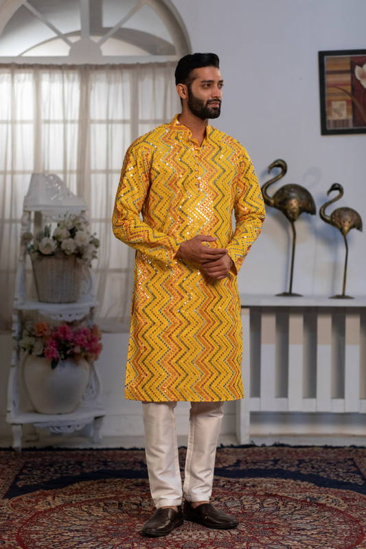 Tuscan Sun Sequin Kurta