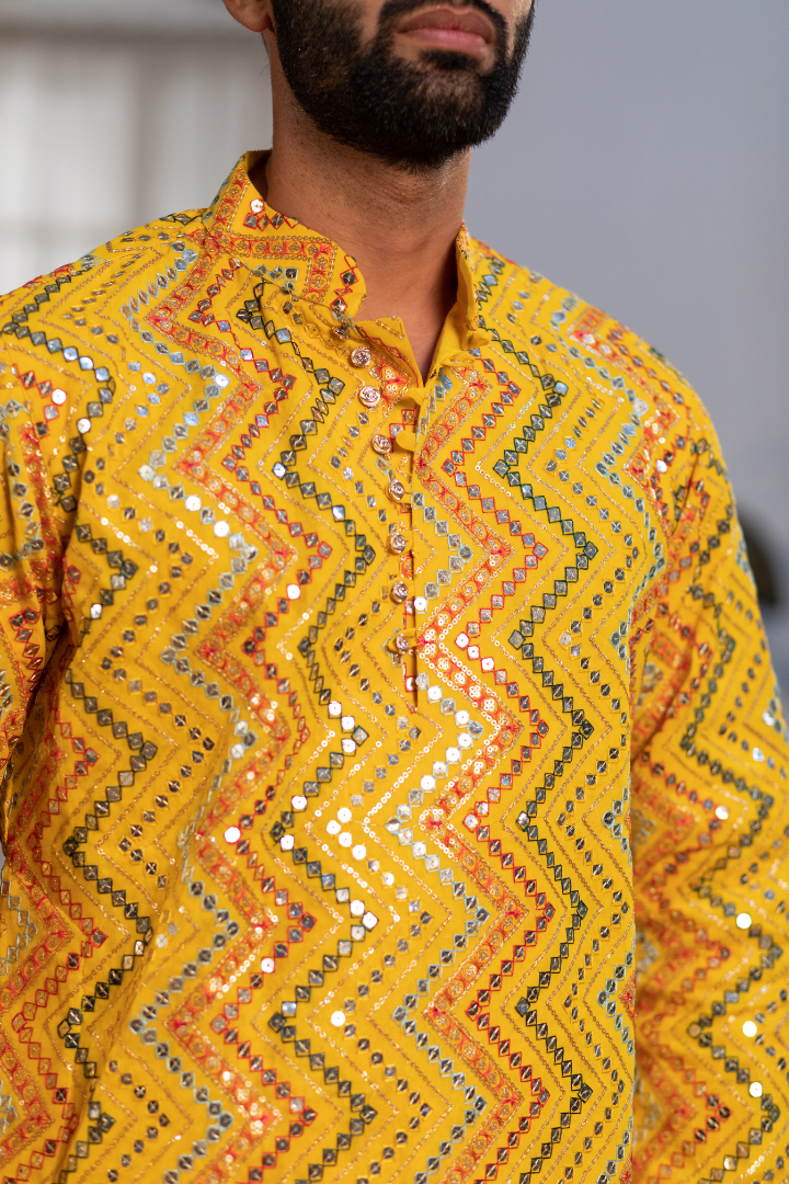 Tuscan Sun Sequin Kurta