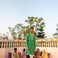 Regal Emerald Green Kanch Kurta