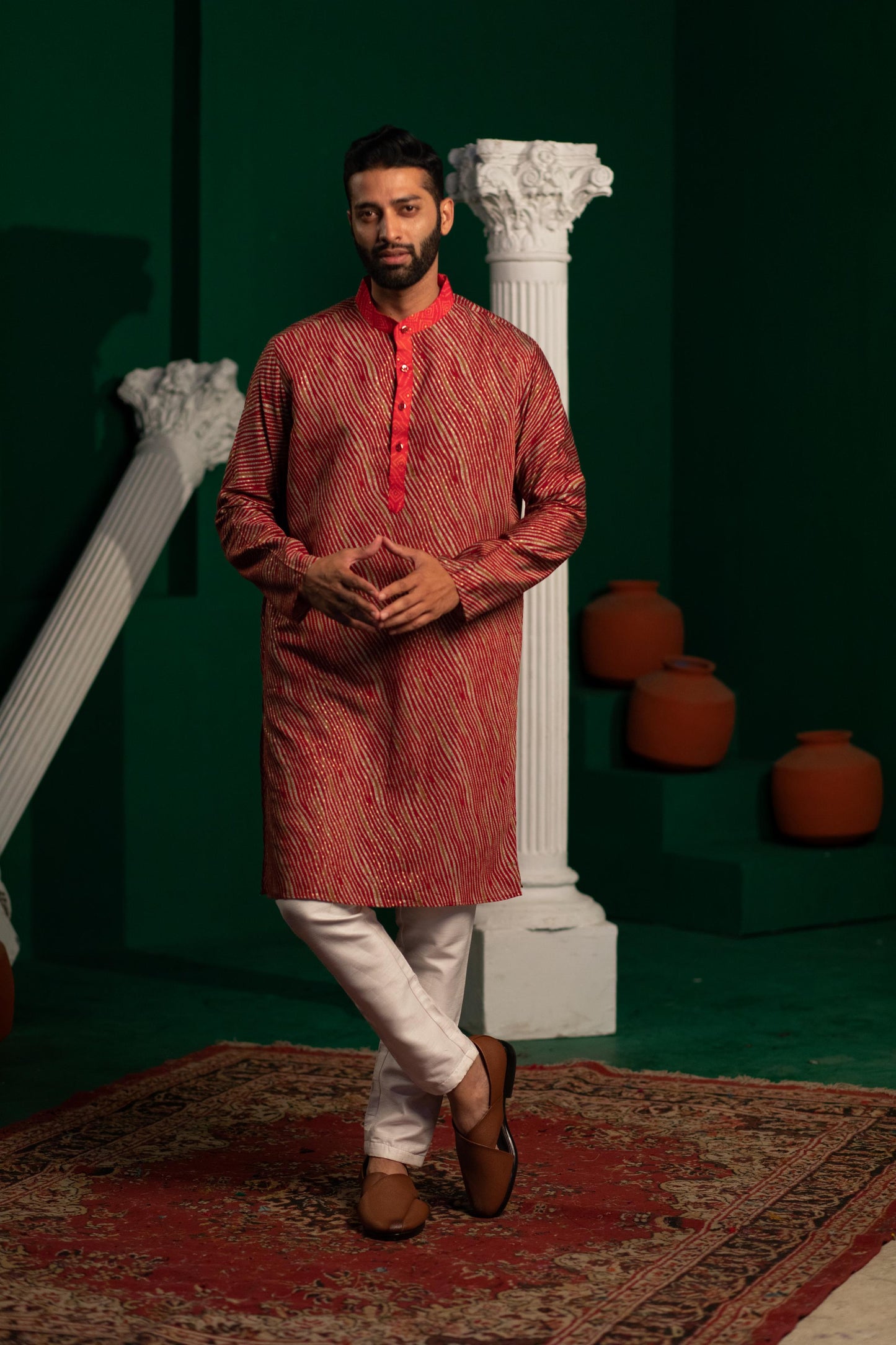 Rose Digital Print Kurta