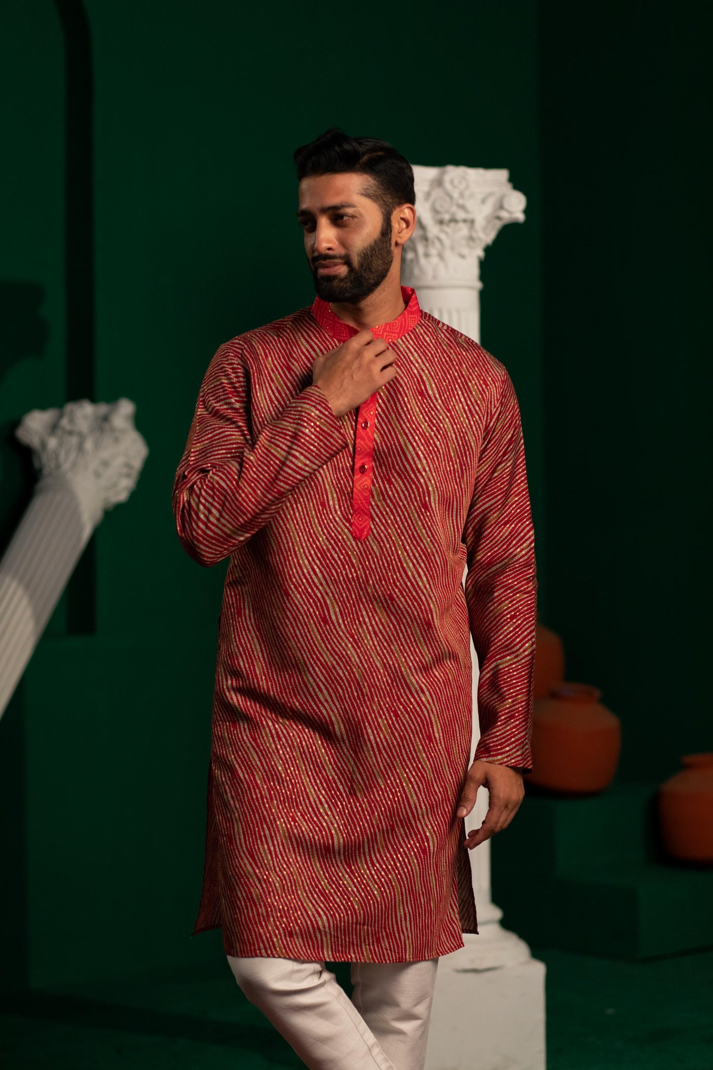 Rose Digital Print Kurta