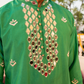 Regal Emerald Green Kanch Kurta