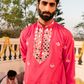 Fuscia Pink Kanch Kurta