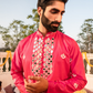 Fuscia Pink Kanch Kurta