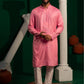 Pearl Pink Foil Mirror Kurta