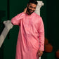 Pearl Pink Foil Mirror Kurta