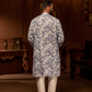 Robin's Egg Floral Kurta