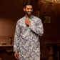 Robin's Egg Floral Kurta