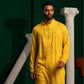 Fire Gold Mirror Foil Kurta