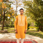 Sophisticated Oyster Yellow Kurta