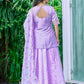 Odette Purple Gota Lehanga