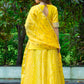 Amber Yellow Gota Lehanga