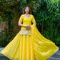 Amber Yellow Gota Lehanga