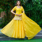 Amber Yellow Gota Lehanga