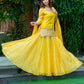Amber Yellow Gota Lehanga