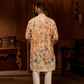 Enchanted White wolf Motif kurta for men