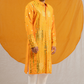 Luxe Granola Glass Mirror Raw Silk Kurta