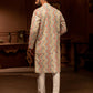 White Rainbow Print Kurta