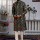 Persian Green Multi-Embroidered Kurta