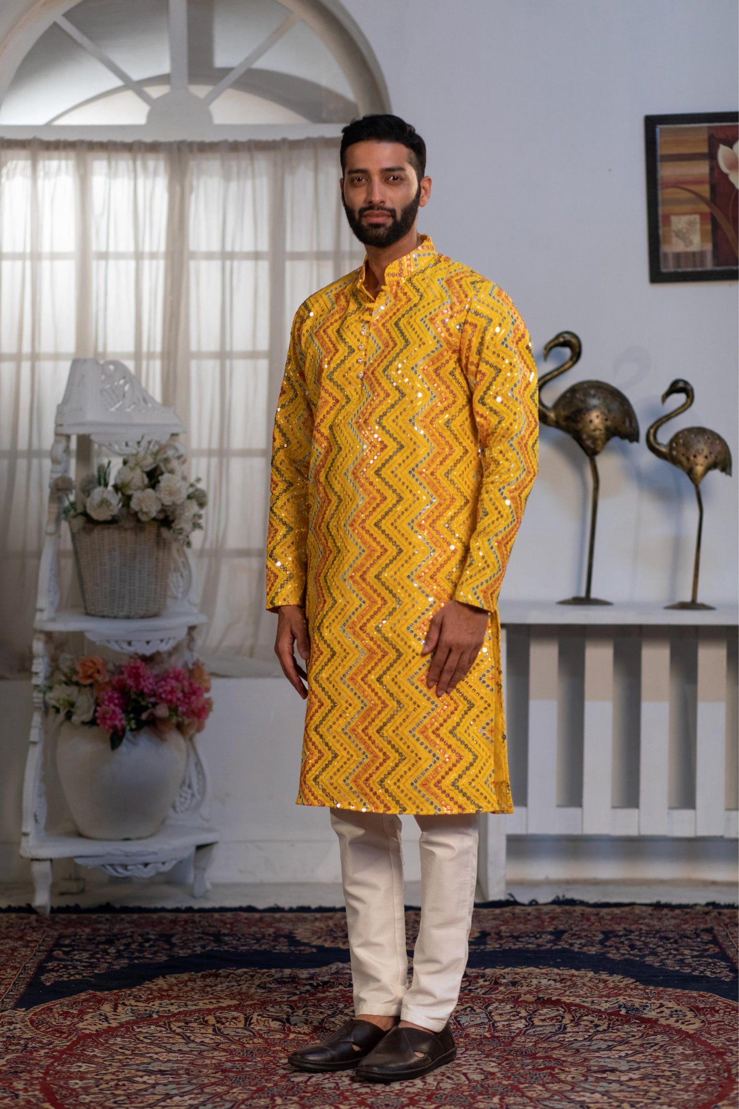 Tuscan Sun Sequin Kurta