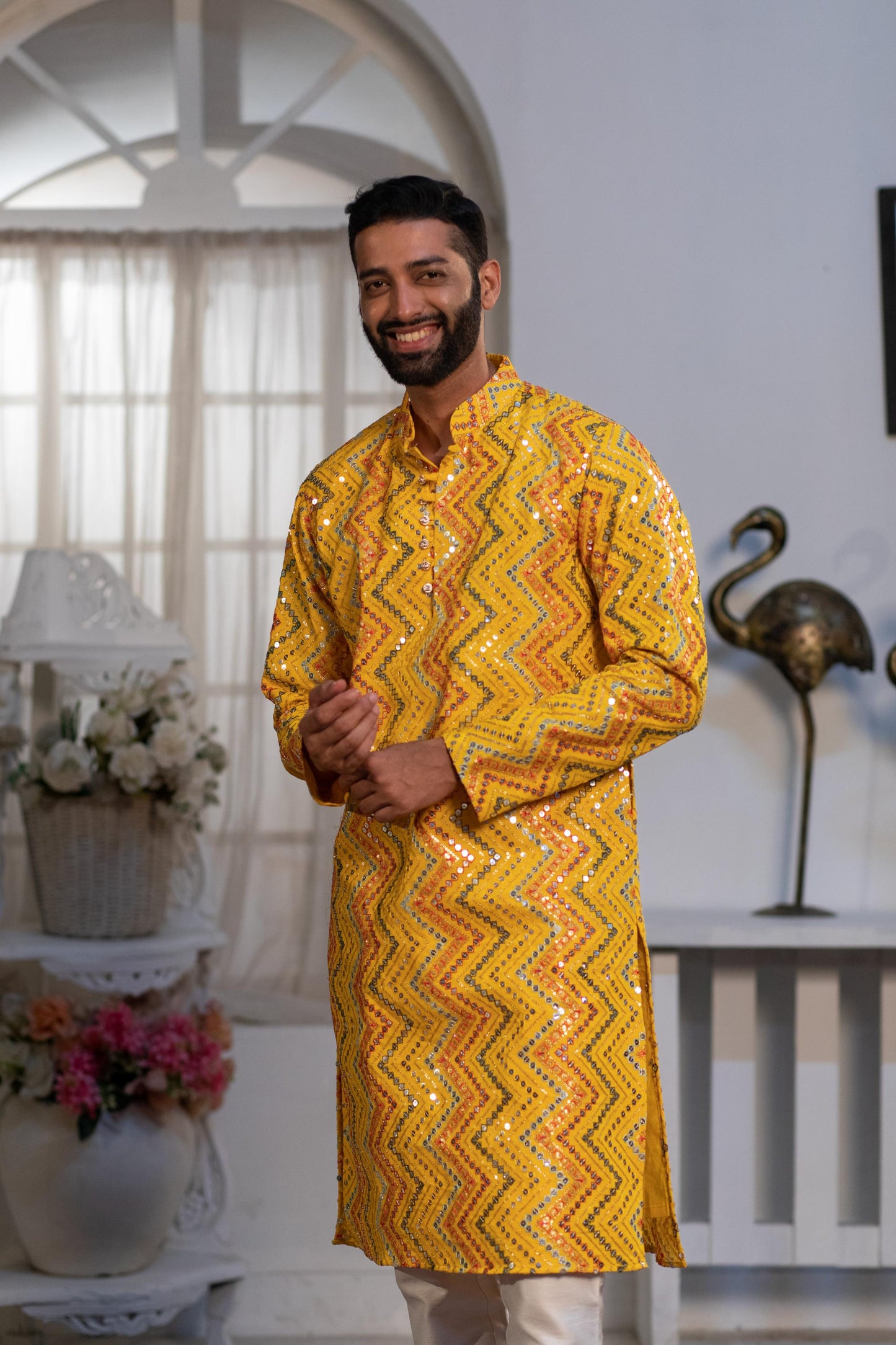 Tuscan Sun Sequin Kurta