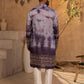 Purple Exquisite Embroidered Kurta