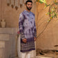 Purple Exquisite Embroidered Kurta