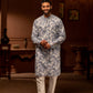 Robin's Egg Floral Kurta