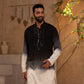 Silvery Black Mirror Kurta