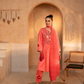 Tammanna - Blush Peach Mirror Kurta Pant